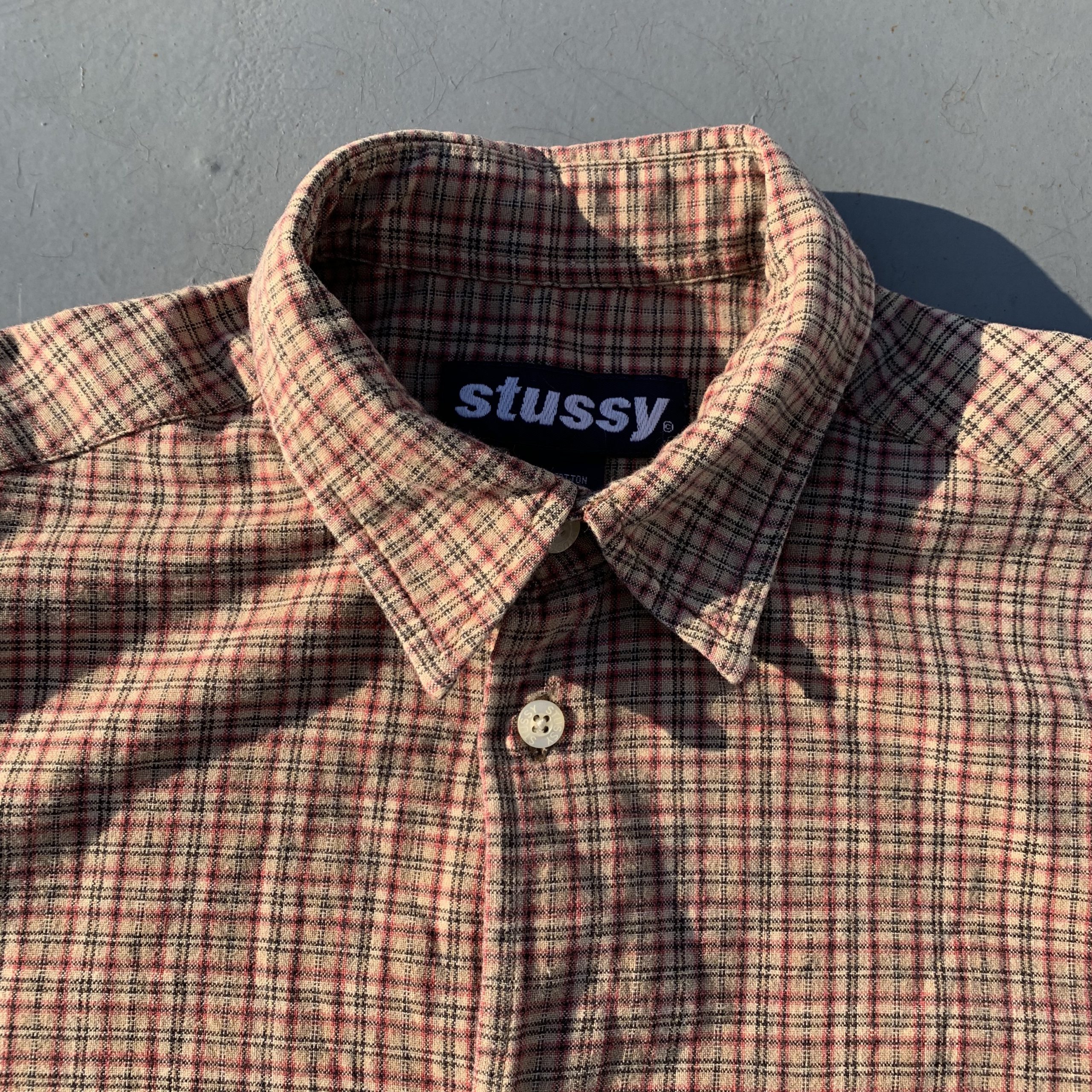 Stussy チェックシャツ - blue room