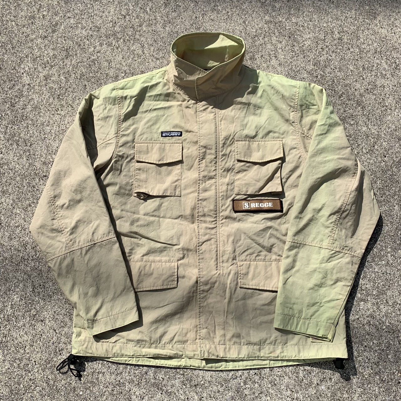 Old Stussy Nylon M-65 Jacket - blue room