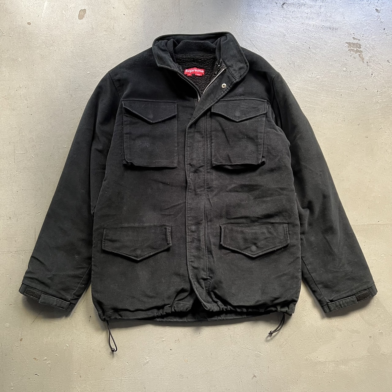 Supreme Moleskin M-65 JACKET SPIEWAK - blue room