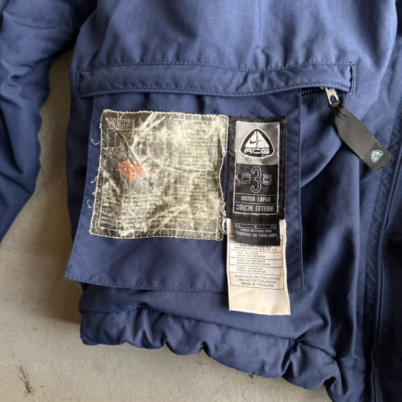 2000 NIKE ACG Reversible Jacket - blue room