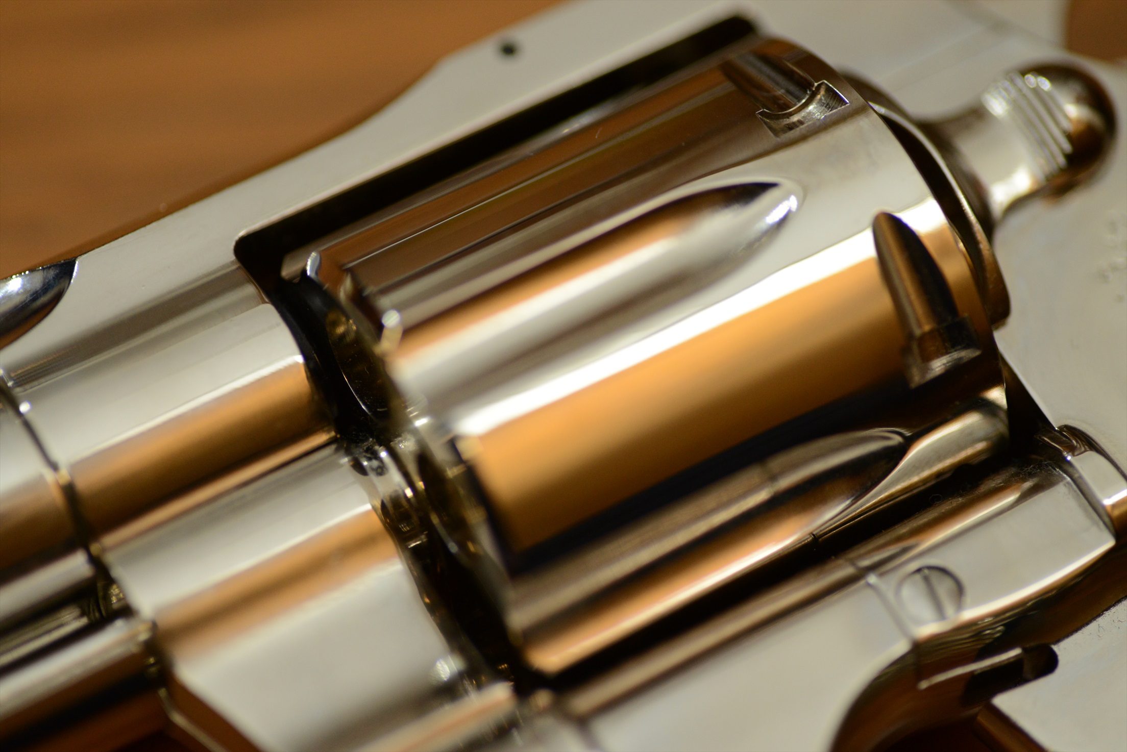 タナカ コルトパイソン4インチ ニッケルフィニッシュ | 銀の備忘録