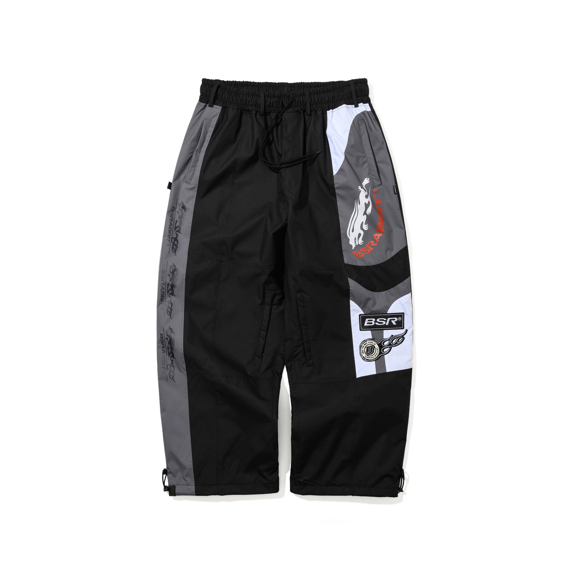 2526FW BSRABBIT Speedway Super Wide Pants Black