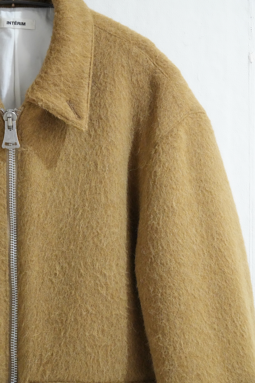 INTĒRIM・ DOUBLE FACE HAIRY ALPACA WOOL SPORTS JACKET