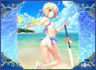 TCG万能プレイマット Fate/Grand Order「アーチャー/アルトリア・ペン