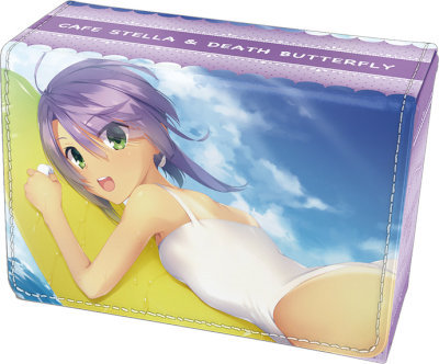 合皮製デッキケースW 喫茶ステラと死神の蝶「火打谷 愛衣」Summer Ver