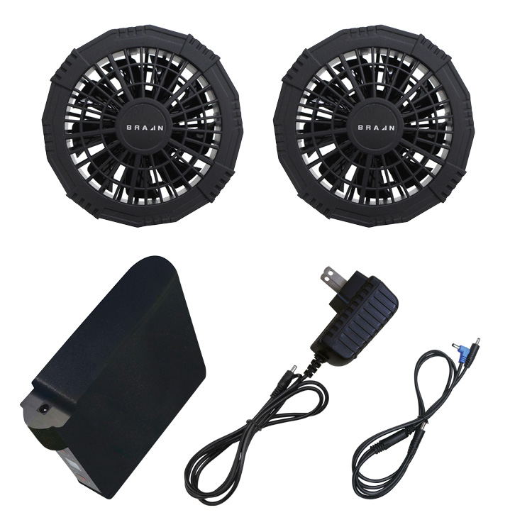 BR-264 胸スイッチ無し用7.4Vファンユニット | 株式会社ブレイン熱中症