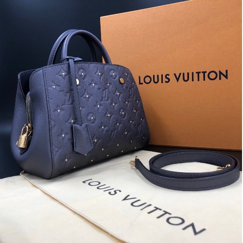 ルイヴィトンバッグ モノグラムアンプラント モンテーニュBB グリ