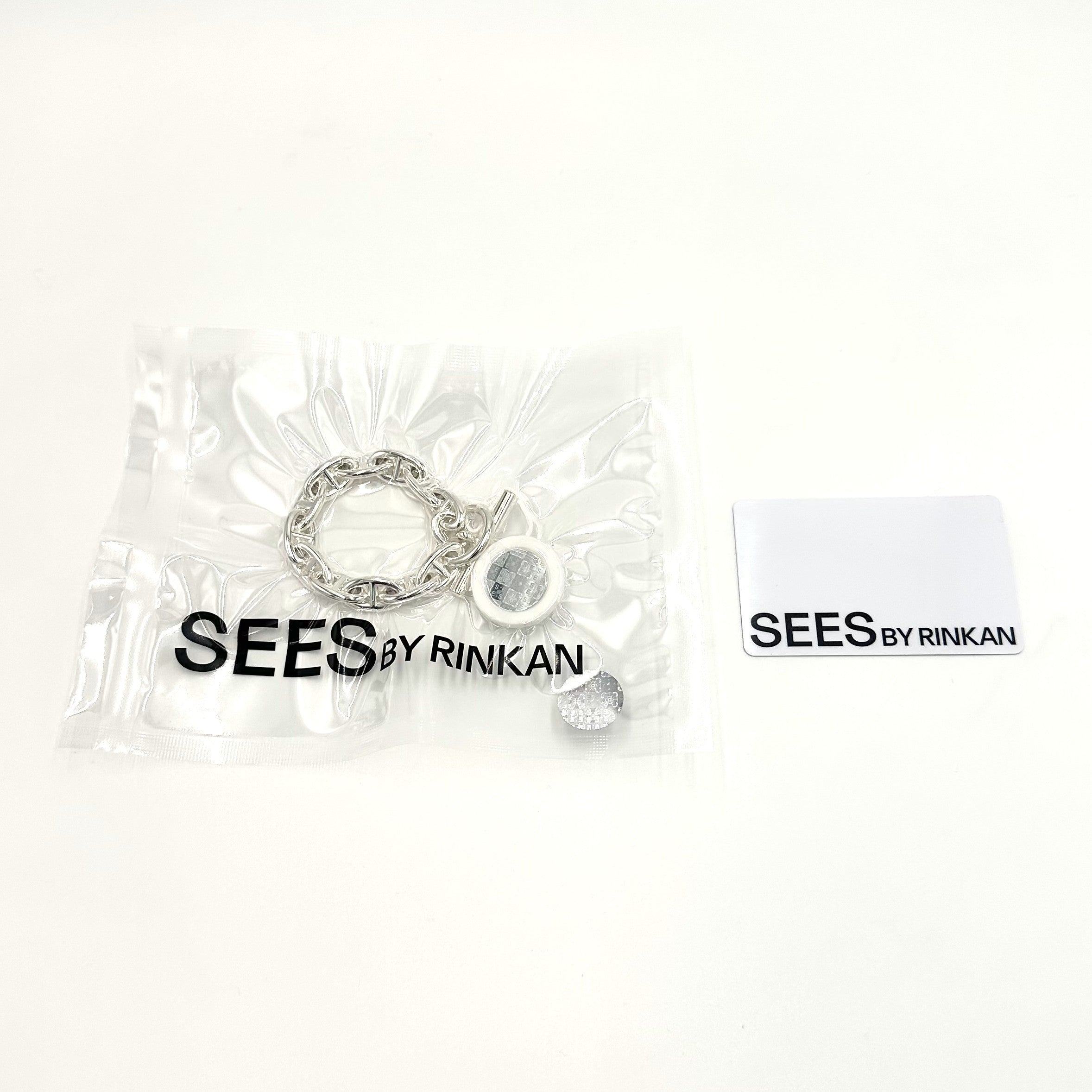 HERMES エルメス シェーヌダンクル ブレスレット GM12コマ 鑑定書付き