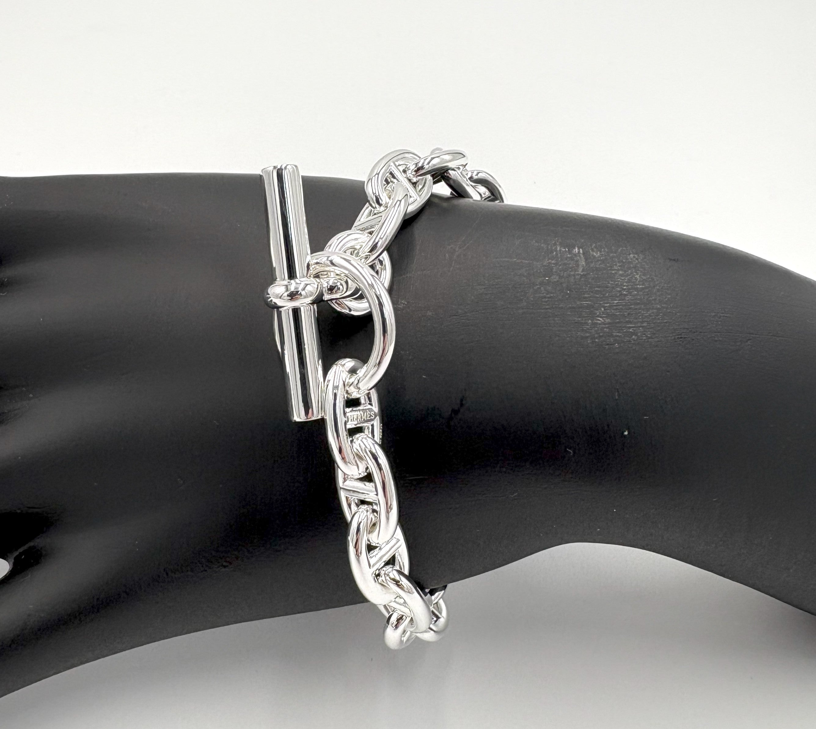 HERMES エルメス シェーヌダンクル PM19コマ ブレスレット – Brandar