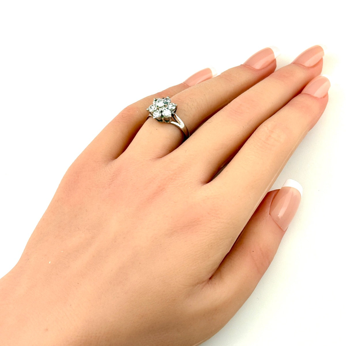 メレダイヤ デザインリング リング 13号 Pt900 ダイヤモンド