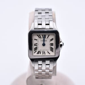 カルティエ マストタンク ヴェルメイユ シルバー文字盤 SV925×革/QZ