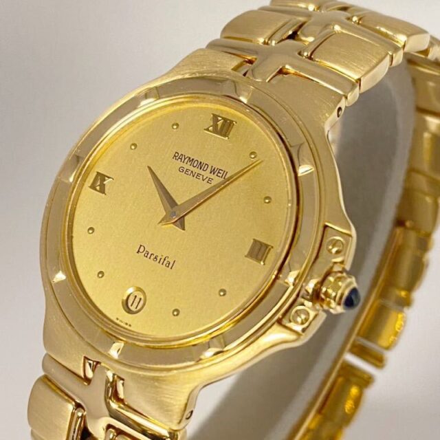 逸品 極美品 金無垢 RAYMOND WEIL レイモンド・ウェイル K18YG