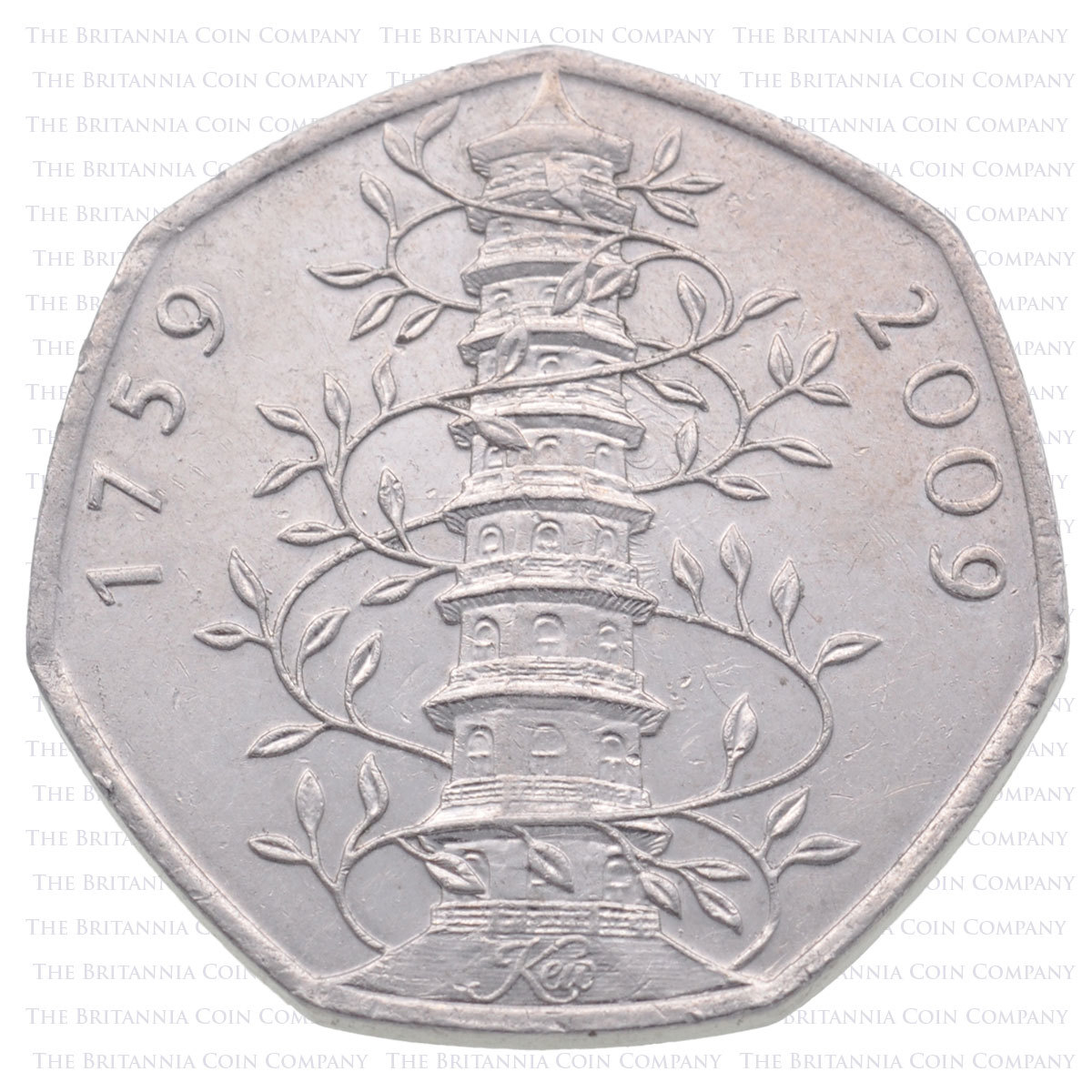 Buy a 2009 Kew Gardens 50p Coin (Circulated)