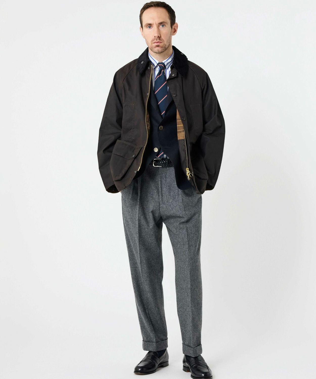 別注]オーバーサイズ ビデイル(ワックスド コットン)(UNISEX) 全1色