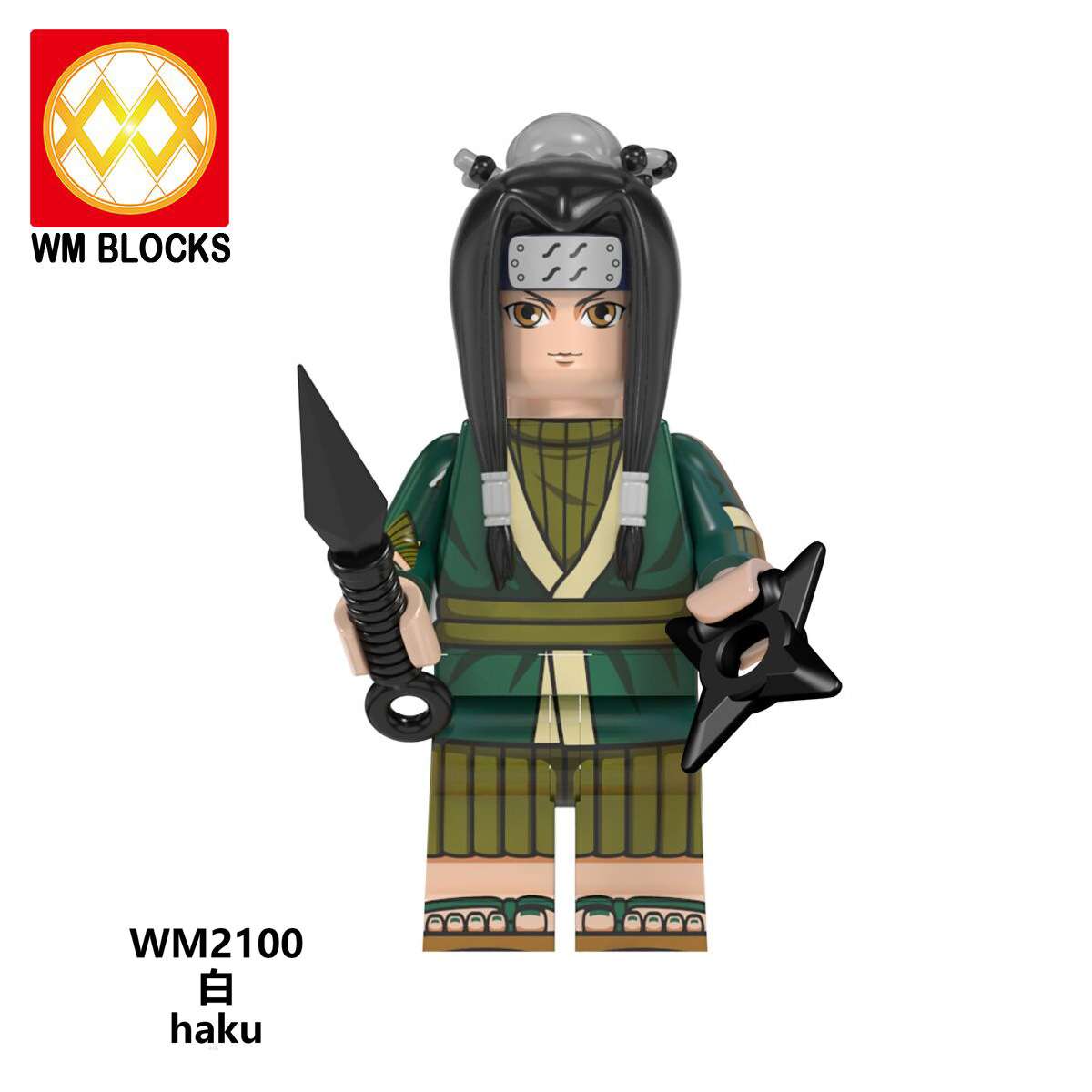 Anime Naruto Shippuden Haku WM2100 Minifigures - Brixtoy