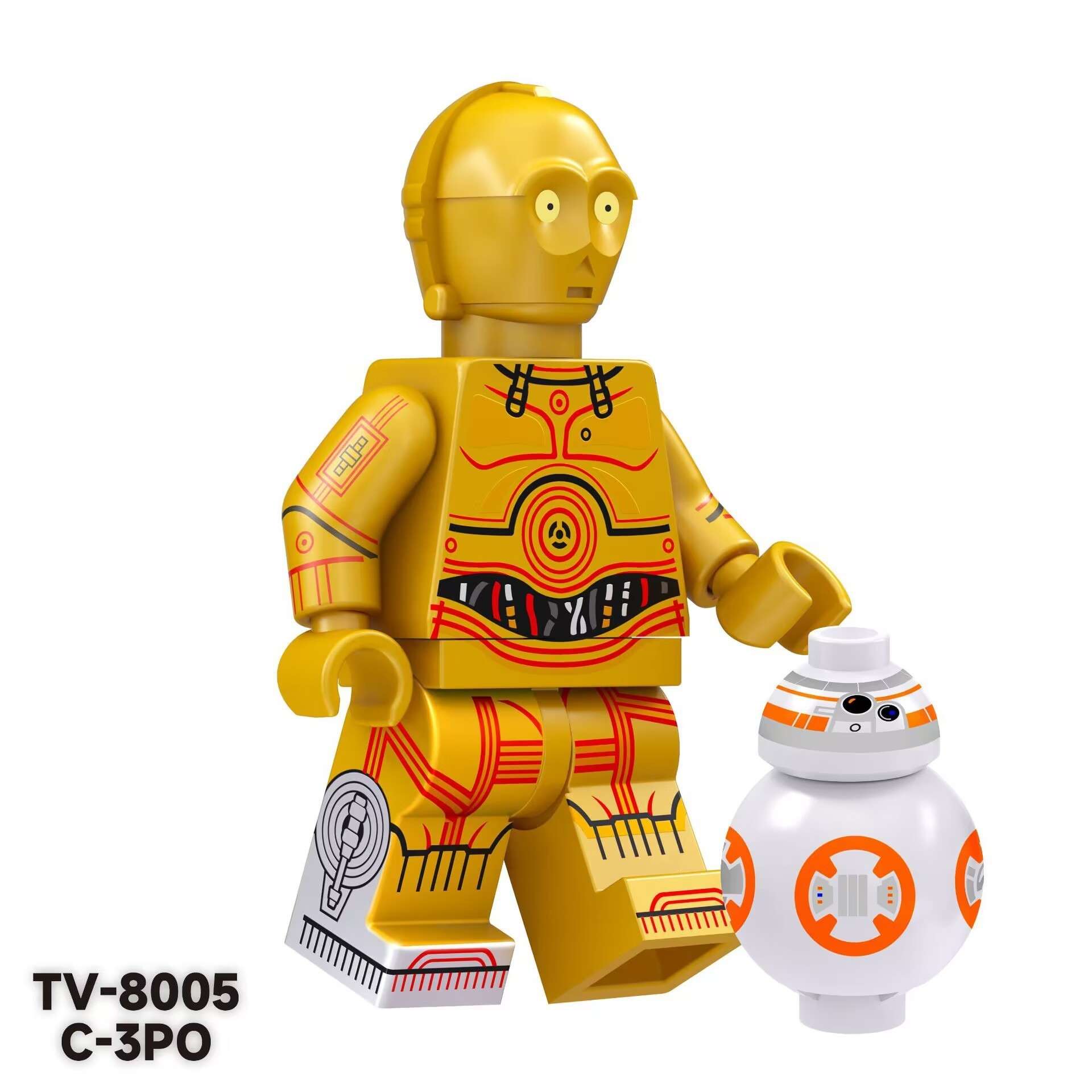 Star Wars C-3PO TV-8005 Minifigures - Brixtoy