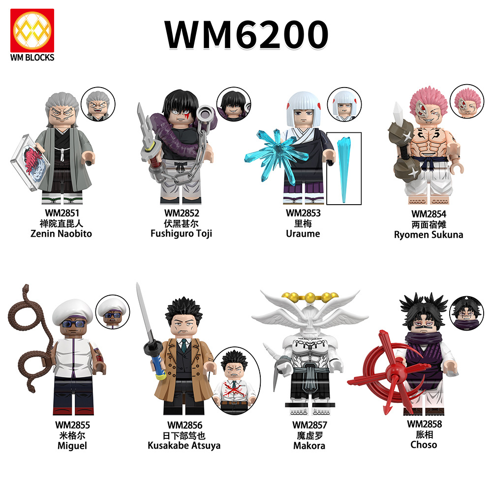 Anime Jujutsu Kaisen Miguel Oduol WM2855 Minifigures - Brixtoy