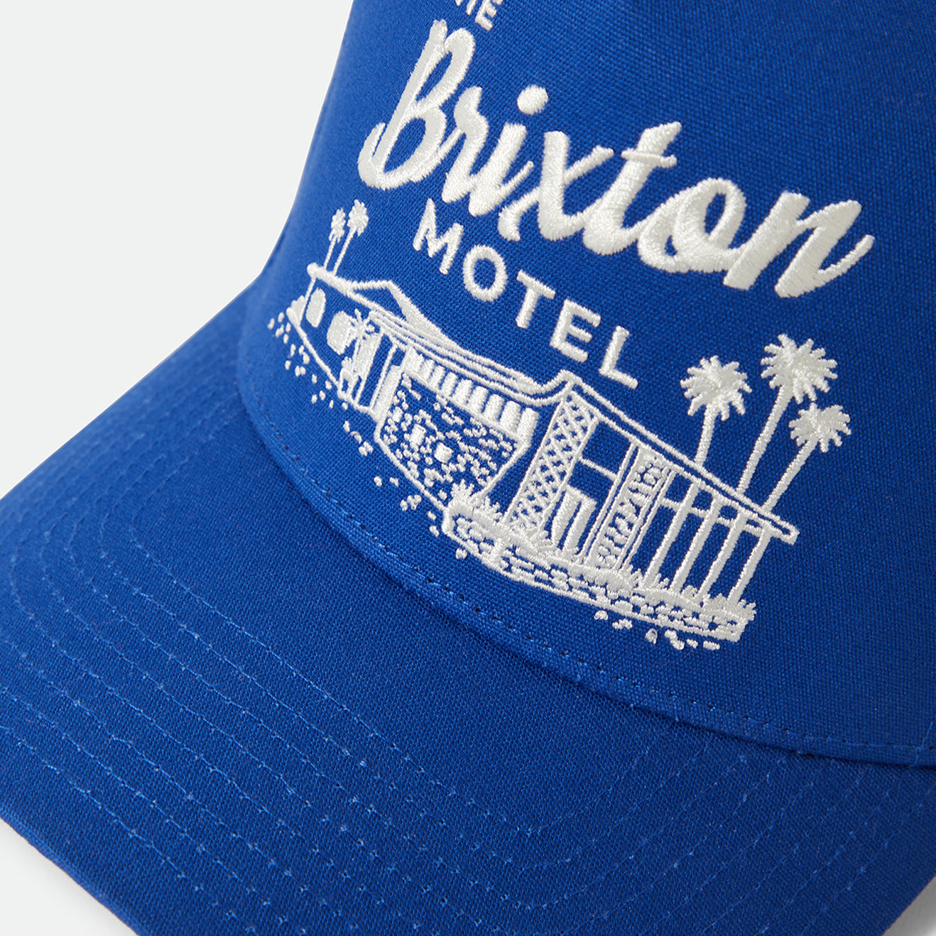 BRIXTON MOTEL C NP HP SNAPBACK-ELECTRIC BLUE/OFF WHITE