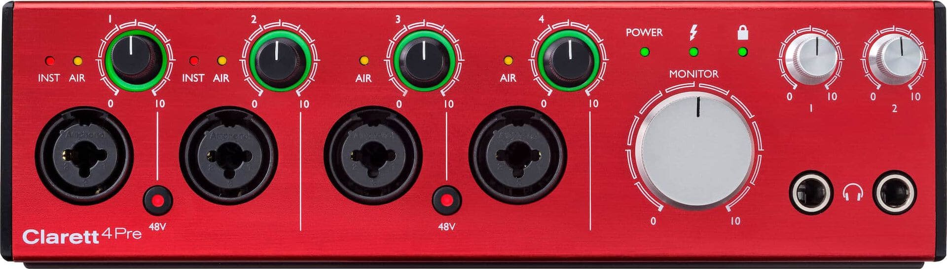 Focusrite Clarett 4Pre USB Audio Interface Review
