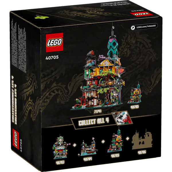 Micro NINJAGO® City Gardens 40705 - New LEGO Ninjago Set – Bricks