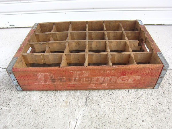 アンティーク Dr.Pepper 木製 ウッドボックス 木箱 ドクター ペッパー