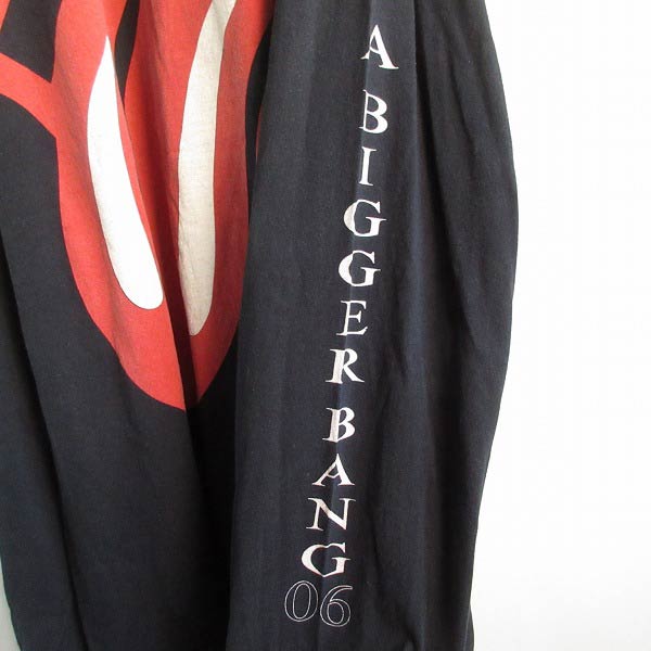 ROLLING STONES ローリングストーンズ バンドTシャツ 長袖Tシャツ 黒
