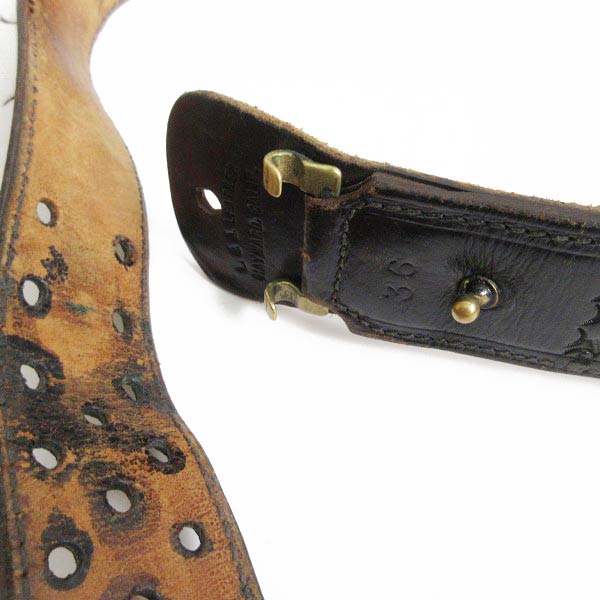 USA製 L&A LEATHER アメリカ ポリス バスケットウィーブ サムブラウン