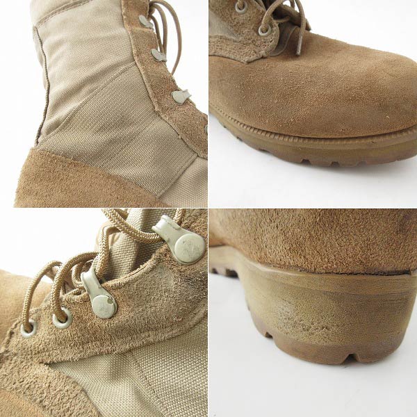 USA製 実物 米軍 ホットウェザー コンバット ブーツ コヨーテ 8R 26cm