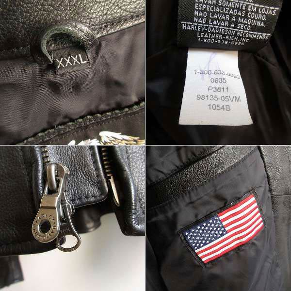 USA製 ハーレーダビッドソン シングル ライダース 肉厚 レザー