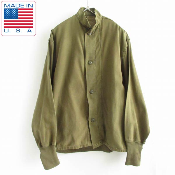 70s USA製 実物 米軍 US ARMY コットンサテン ケミカルプロテクティブ