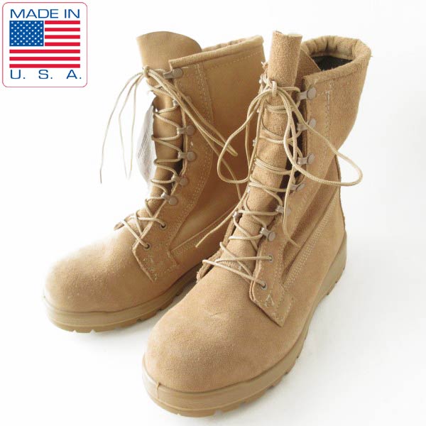 新品 USA製 実物 米軍 BATES 11461A スエード×ゴアテックス コンバット