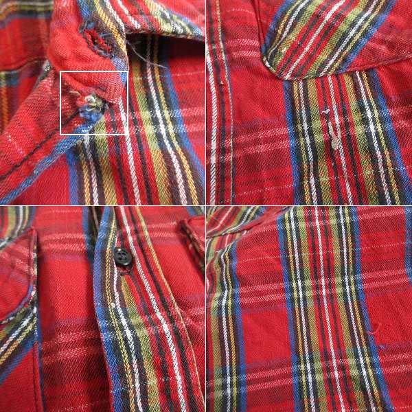 70s-80s USA製 FIVE BROTHER ネルシャツ XL | 赤系ベース 長袖シャツ