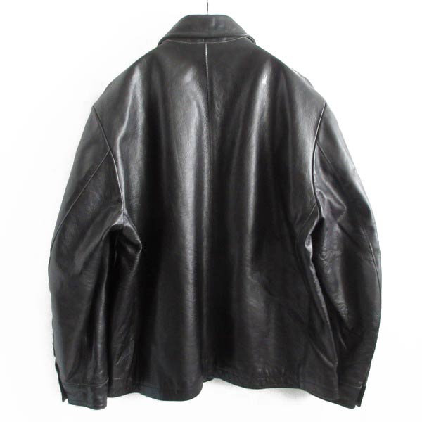 OLD GAP オールド ギャップ 短丈 レザージャケット 黒 XL ショート