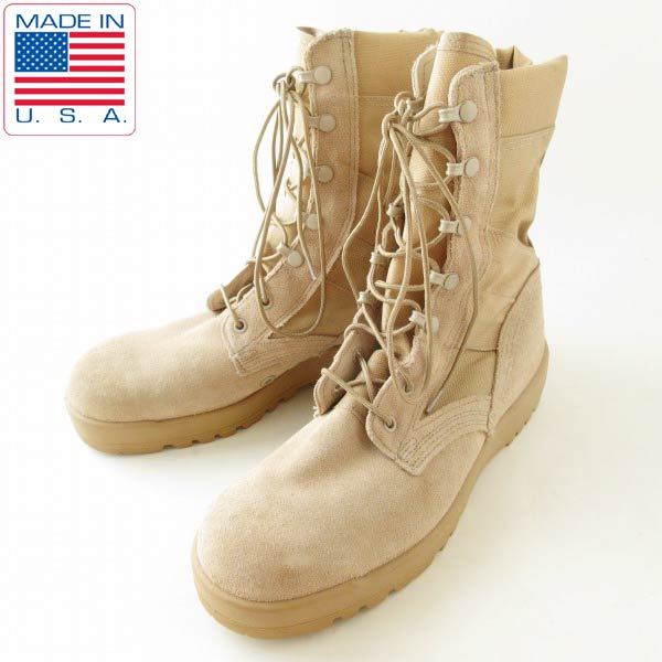 美品 USA製 実物 米軍 McRae ホットウェザー コンバットブーツ TAN 9R