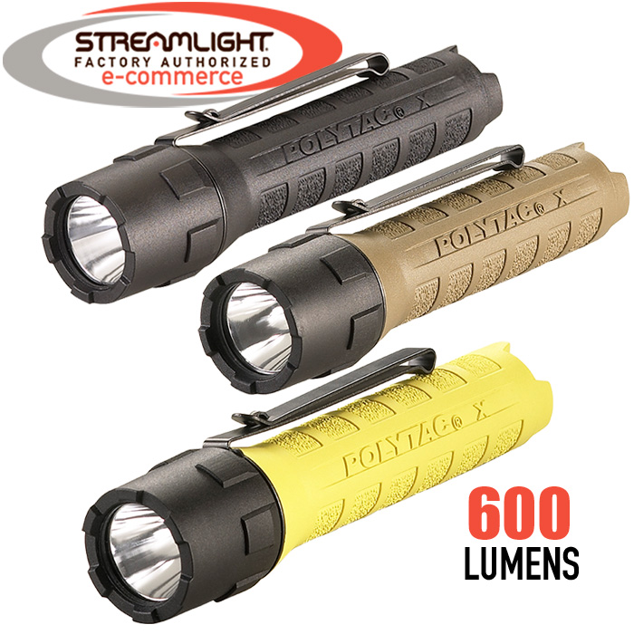 Streamlight PolyTac X Flashlight | 888603 888604 88613 88614 88615