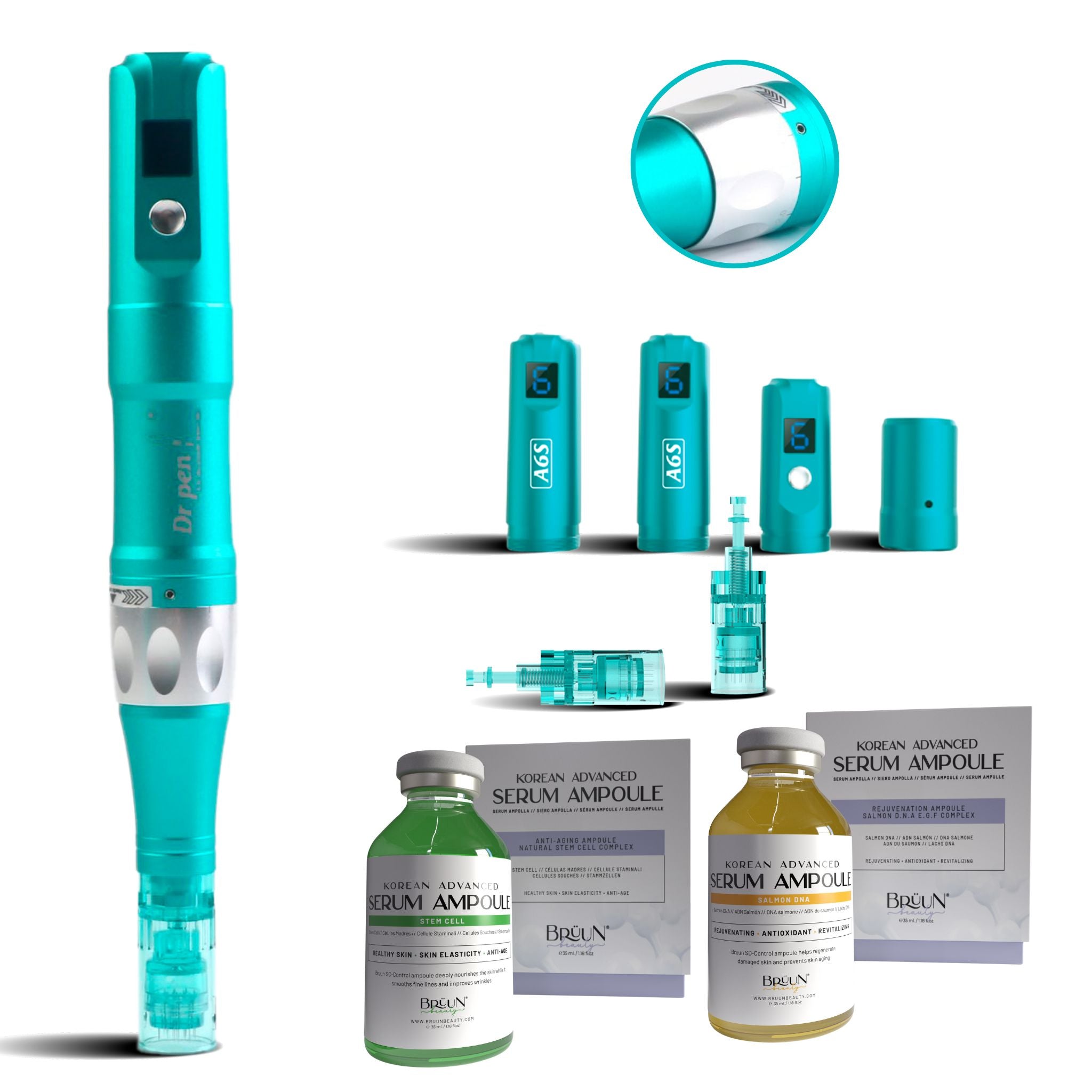 Dr. Pen A6S – Pro Microneedling Kit with Stem Cell & Salmon DNA