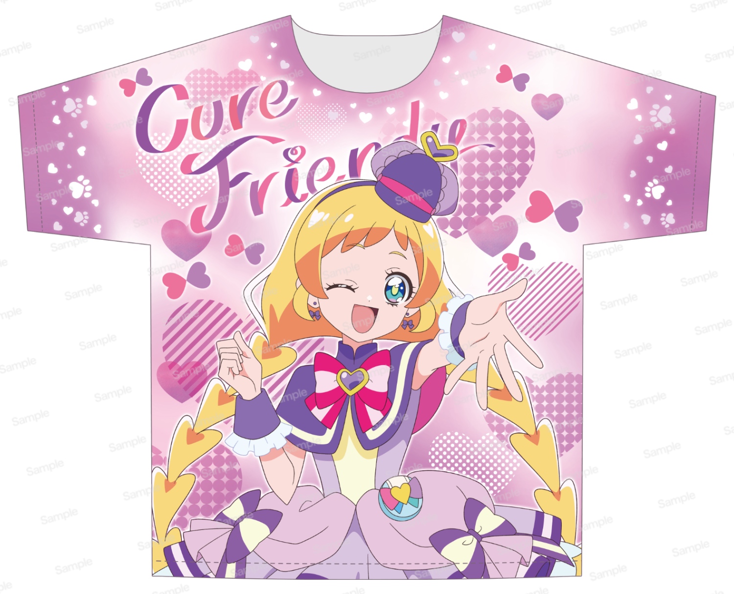 わんだふるぷりきゅあ！フルグラフィック Tシャツ Vol.1 キュア