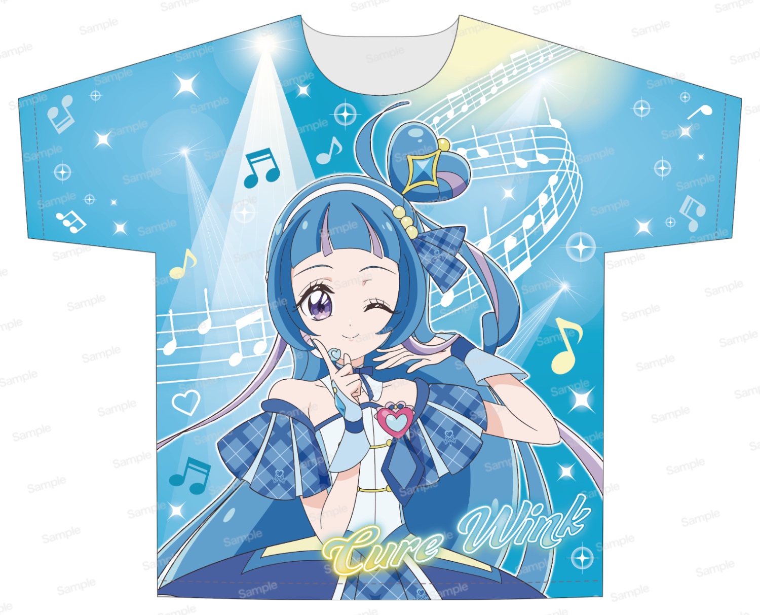 キミとアイドルプリキュア♪ フルグラフィックTシャツVol.1 キュア