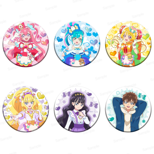 デリシャスパーティプリキュア ホログラム缶バッジ 第3弾 （6個入）