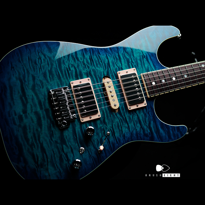 Brush eight / 【SOLD】T's Guitars DST Pro 22 Cusom Quilted Maple