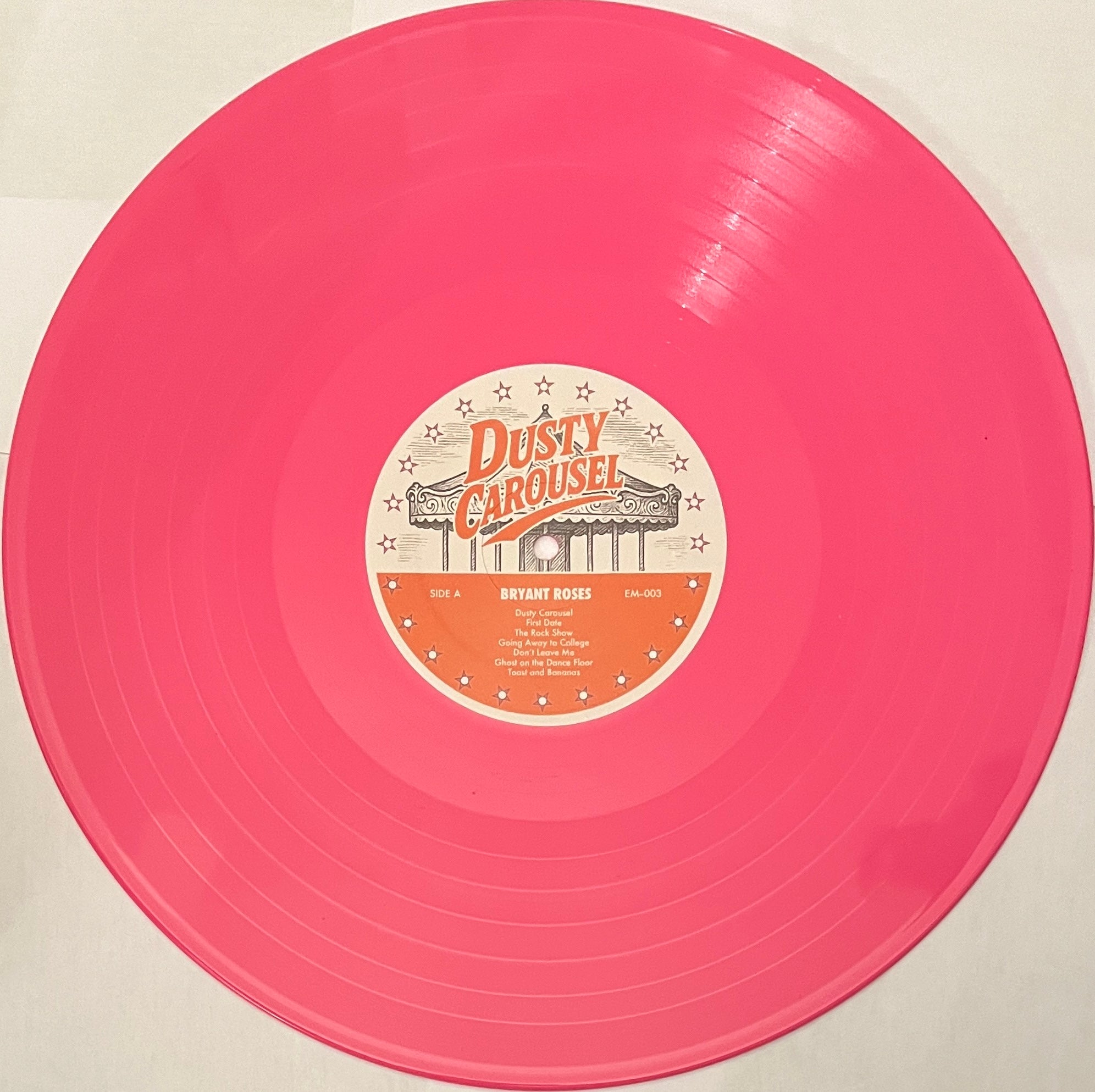 LIMITED EDITION: Dusty Carousel: Blink-Pink Vinyl Record: The