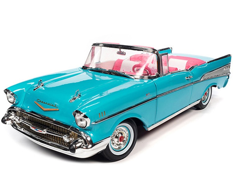 Autoworld AWSS135 Barbie 1957 Chevrolet Bel Air Convertible 1:18