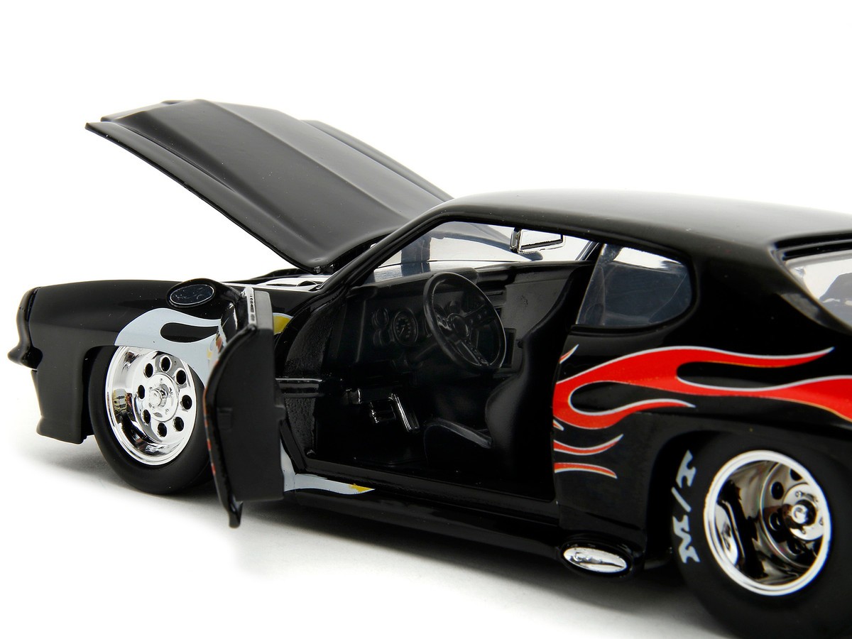 Jada 35022 Bigtime Muscle 1971 Pontiac GTO Judge 1:24 Black with