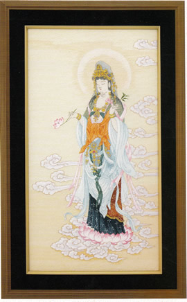 東京文化刺繍キット No903 雲上観音 （7号）