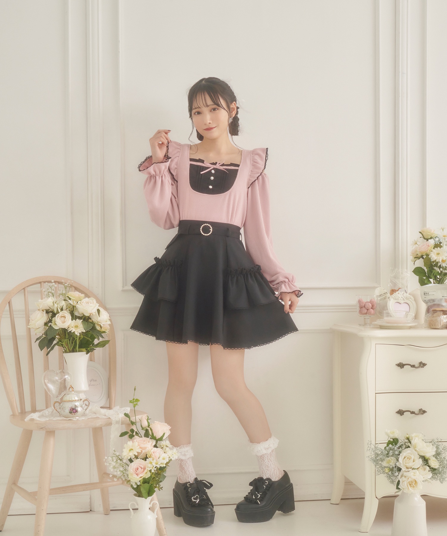 オープンショルダーニットソートップス – BUNNY APARTMENT