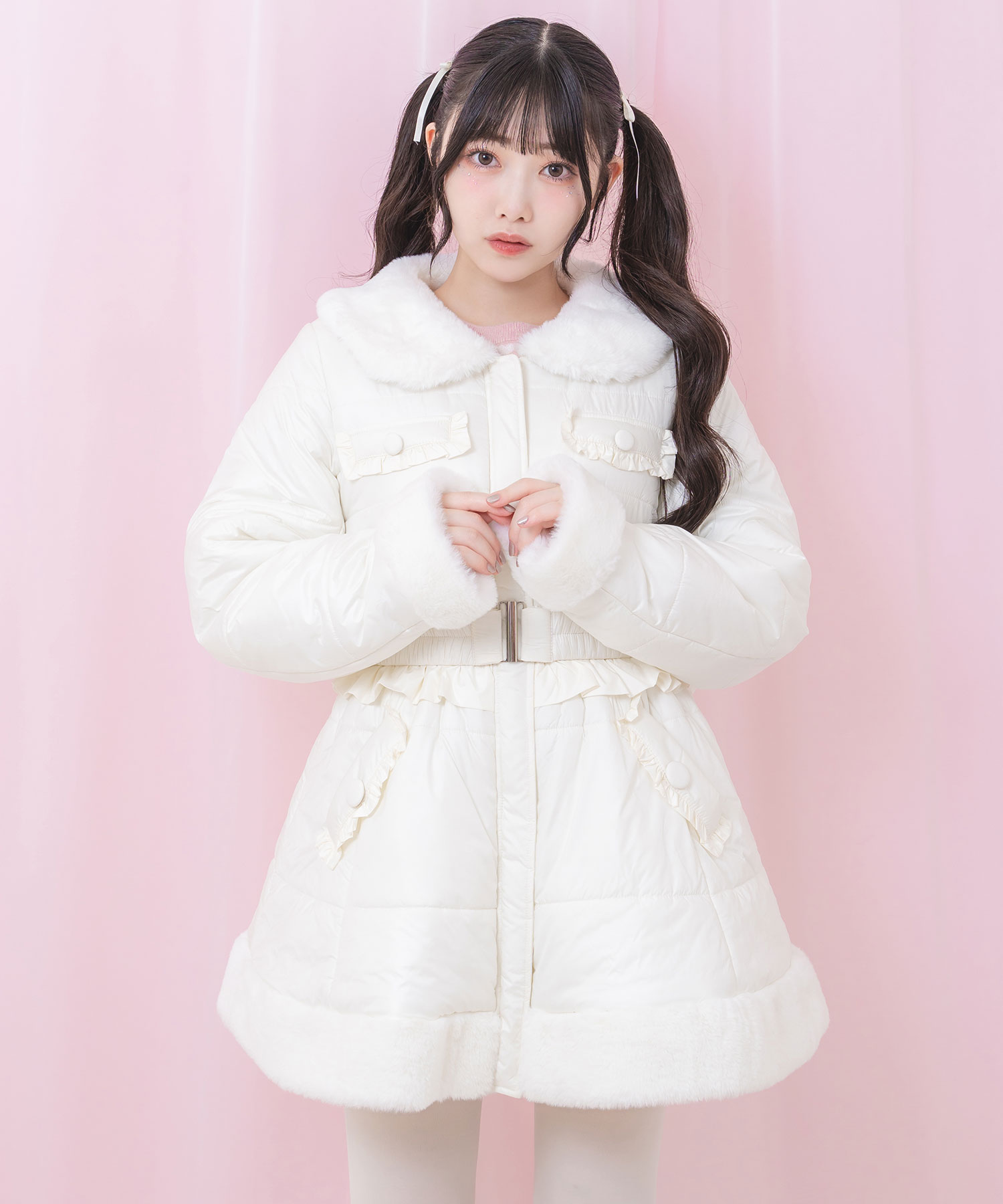 バックリボンベルト中綿ジャケット – BUNNY APARTMENT