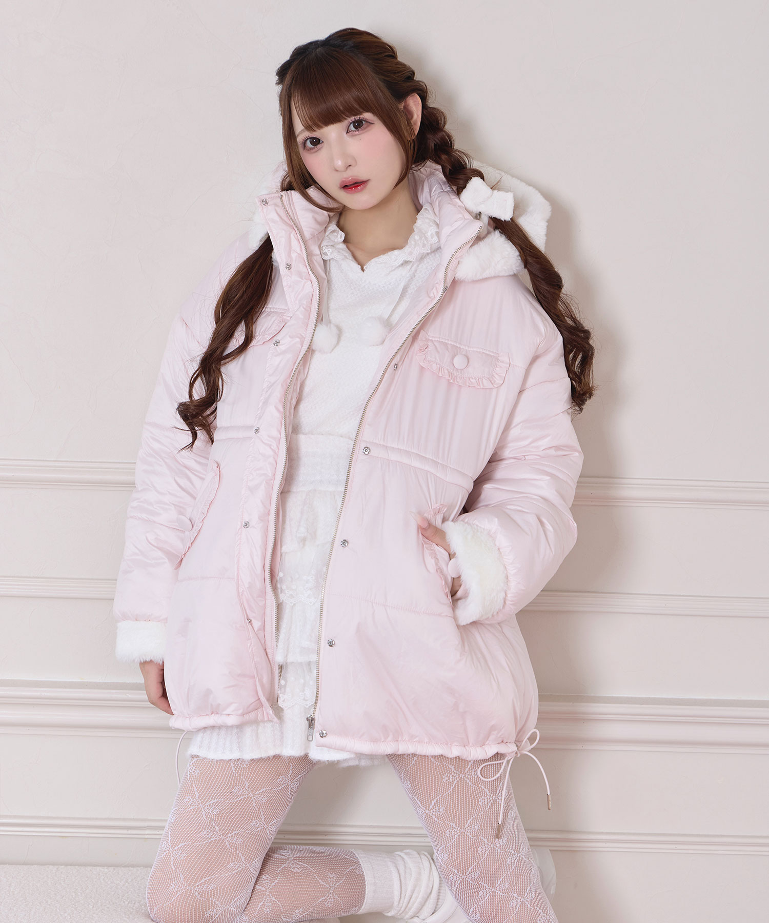 ポイントエコファー中綿フードジャケット – BUNNY APARTMENT