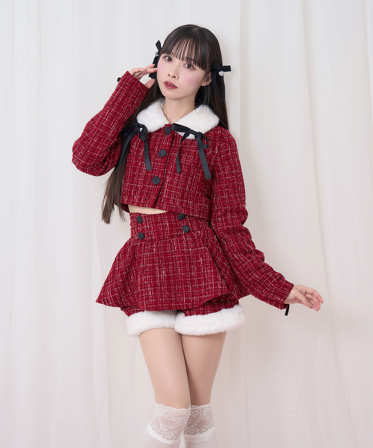 ツイードファーショートジャケット – BUNNY APARTMENT