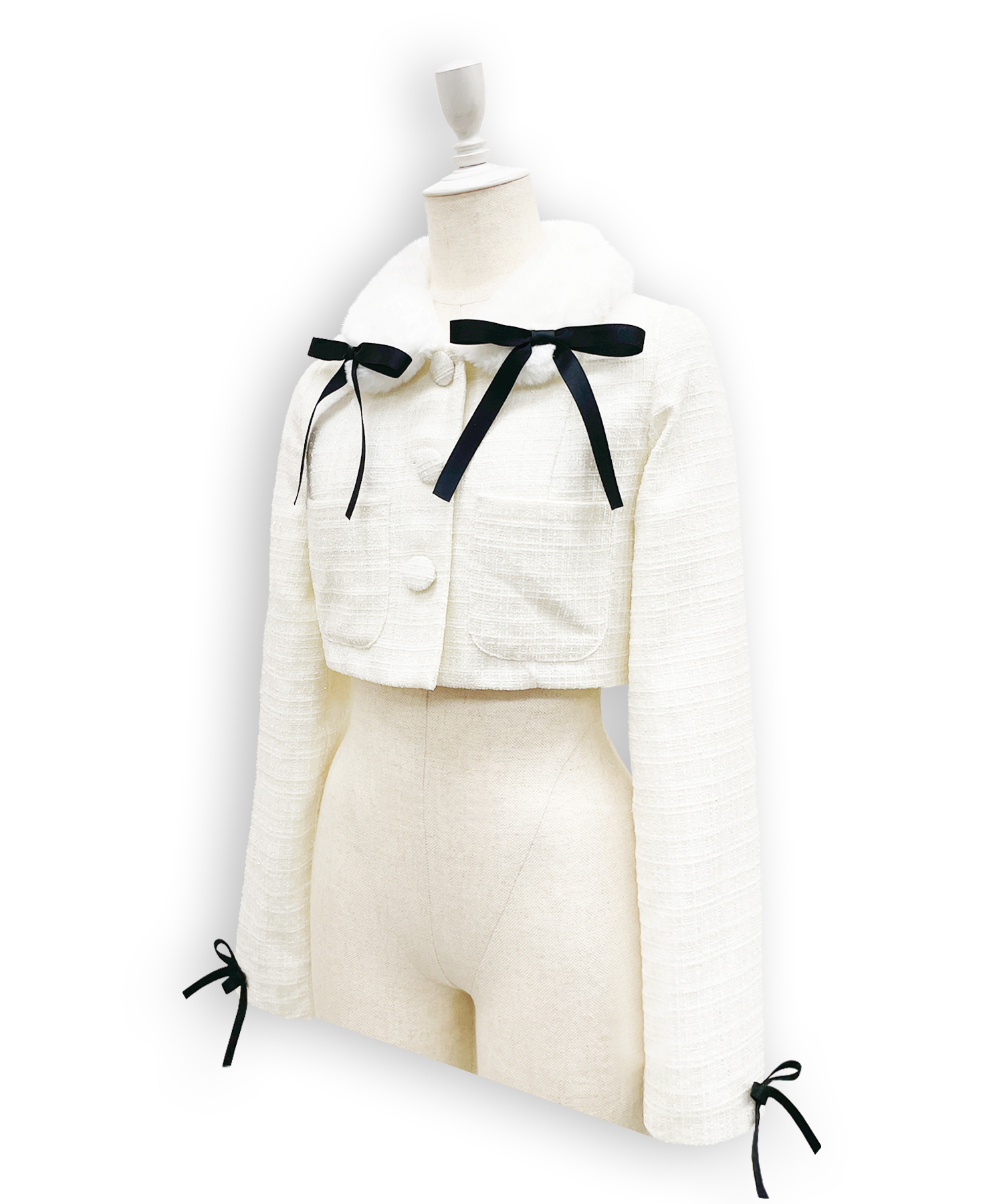 ツイードファーショートジャケット – BUNNY APARTMENT