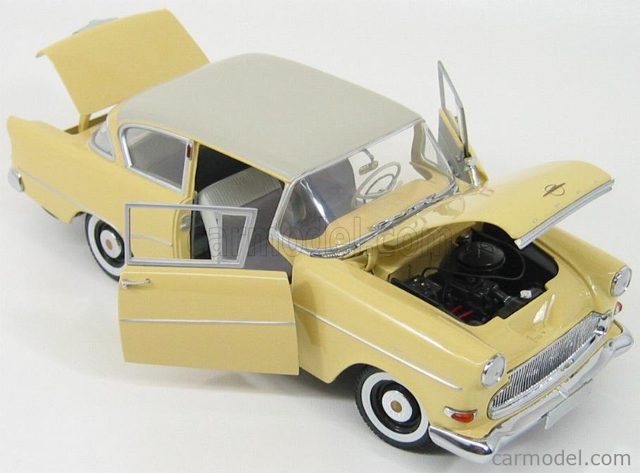 MINICHAMPS 180043204 Masstab: 1/18 | OPEL REKORD P1 1958 YELLOW WHITE